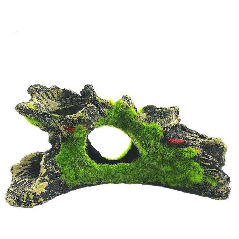 Aquarium Resin Sink & Wood Decoration