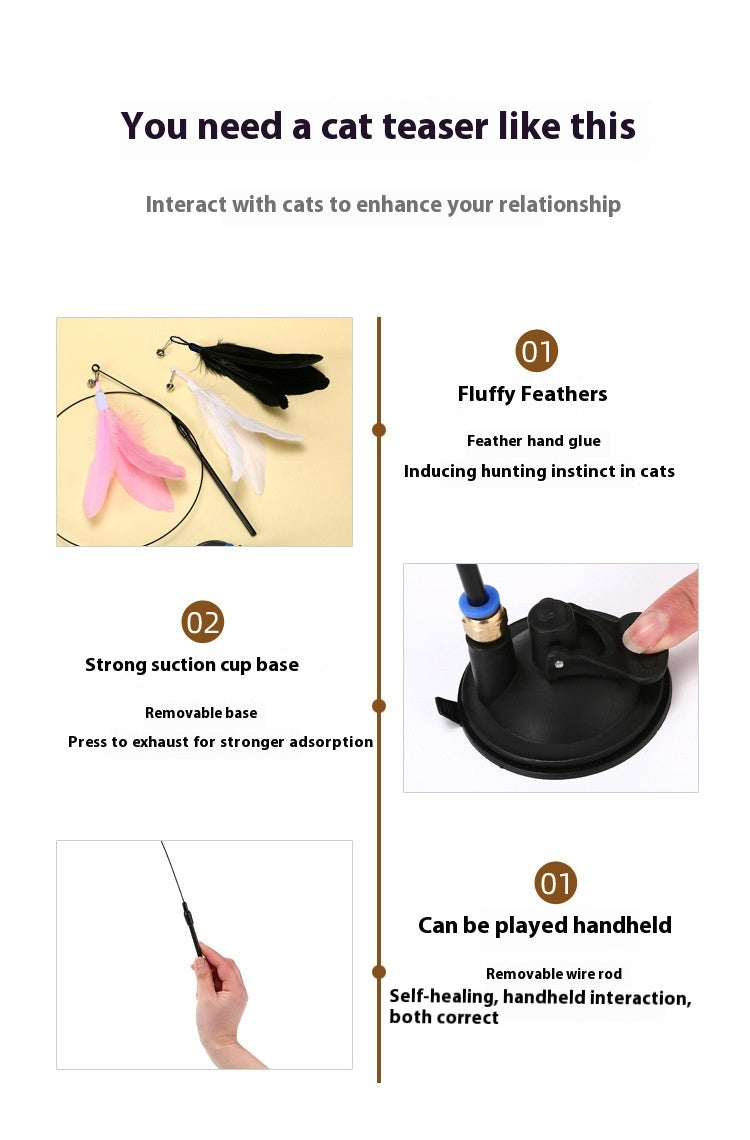 Interactive Cat Teaser Toy