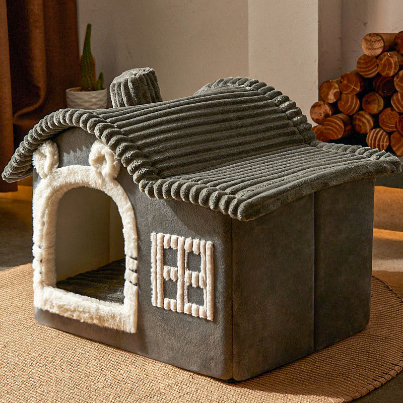 Winter Warm Cat Litter Villa