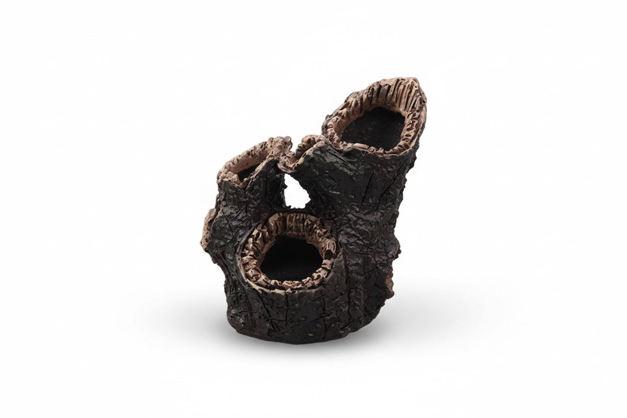 Submerged Wood & Shrimp Pot Aquarium Decoration