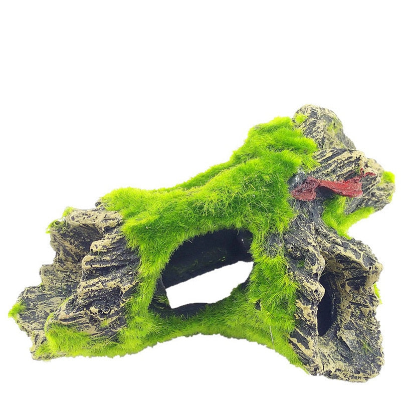 Aquarium Resin Sink & Wood Decoration