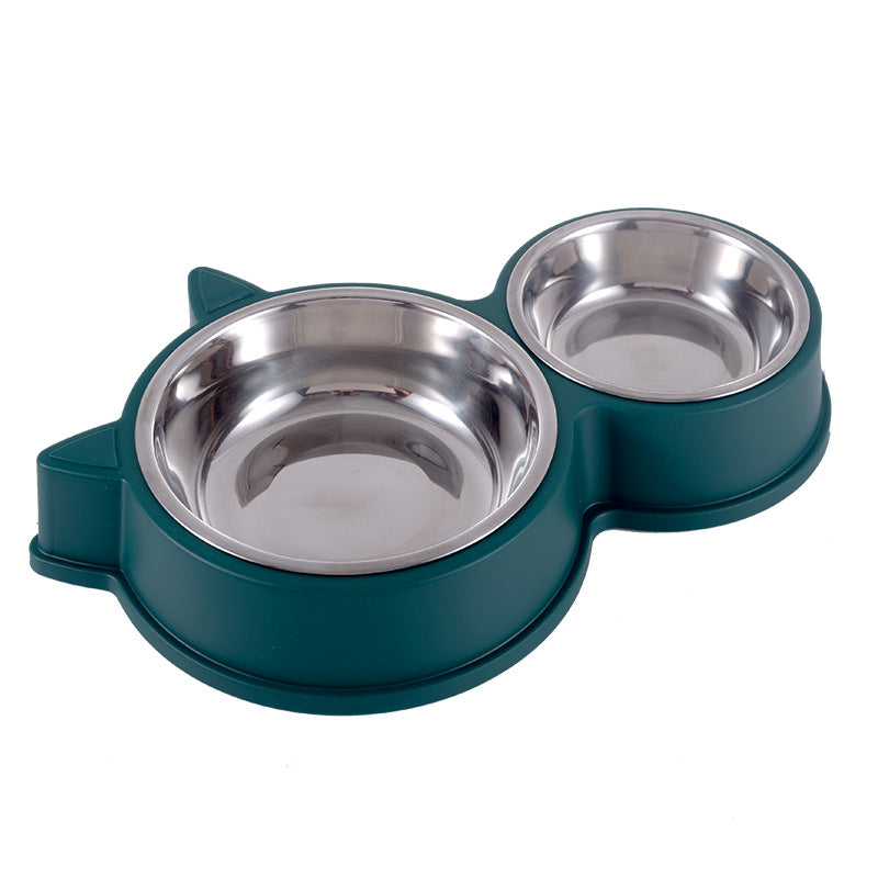 Anti‑Tumble Double Pet Bowl