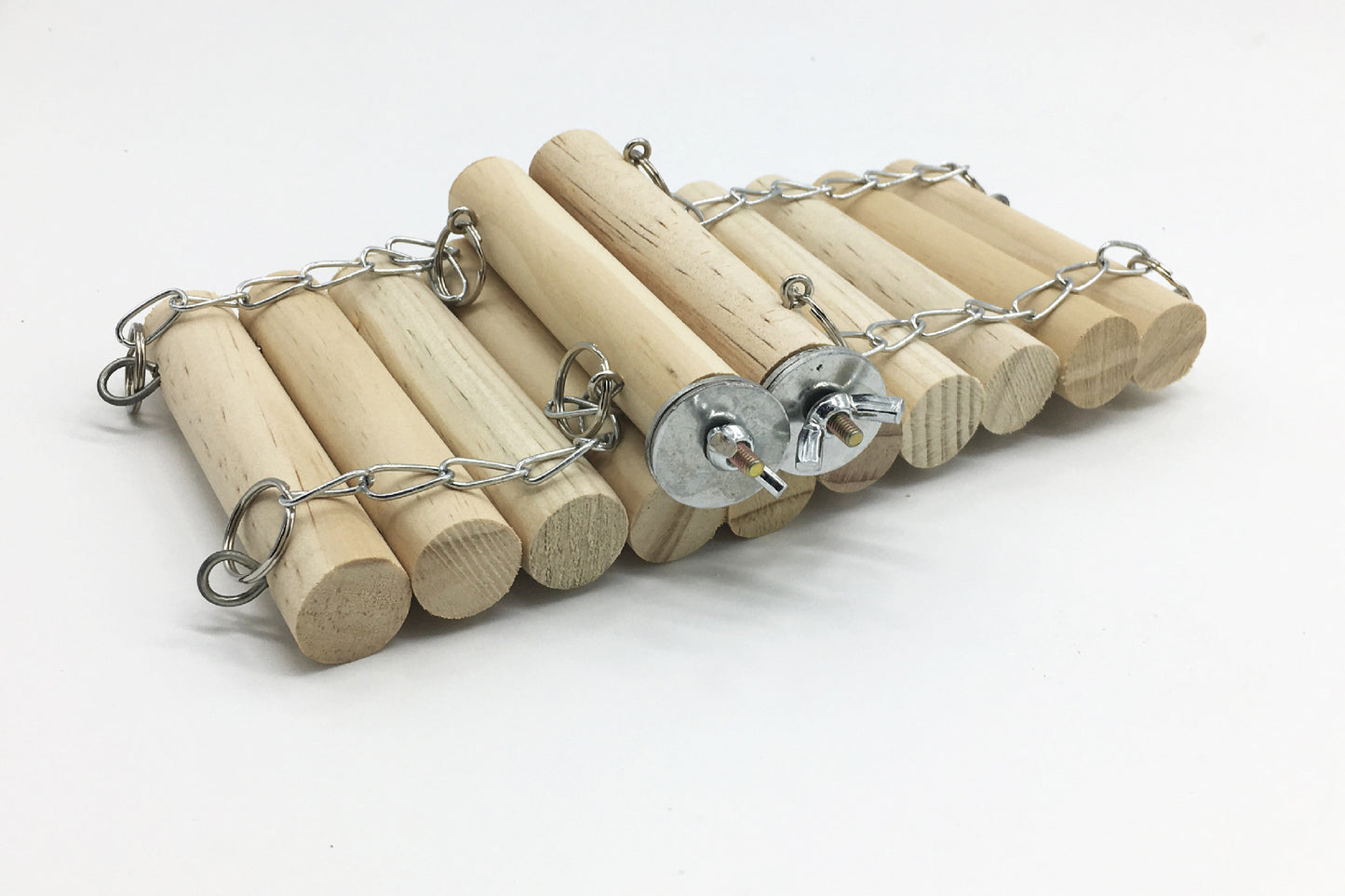 Wooden Bird Stick Swing
