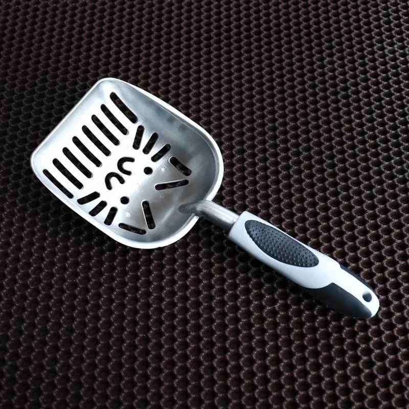 Long Handle Metal Scoop