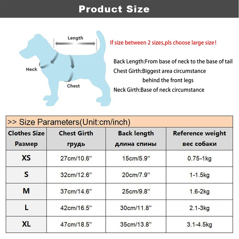 Small Dog Pet Clothes