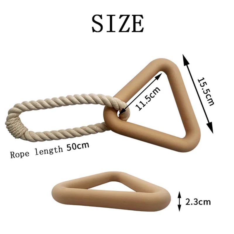 Triangular Rope Dog Toy