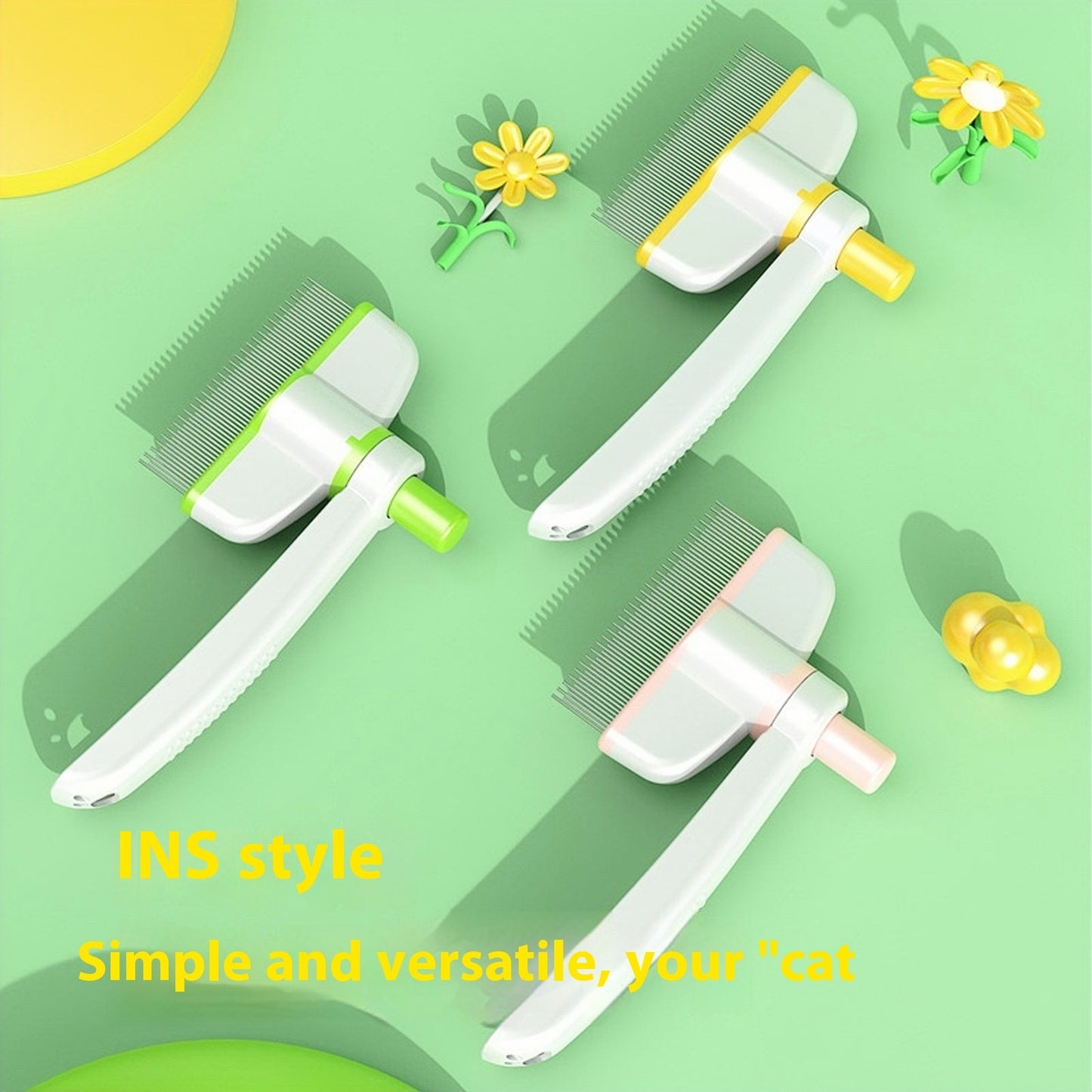 Self-Cleaning Grooming Brush