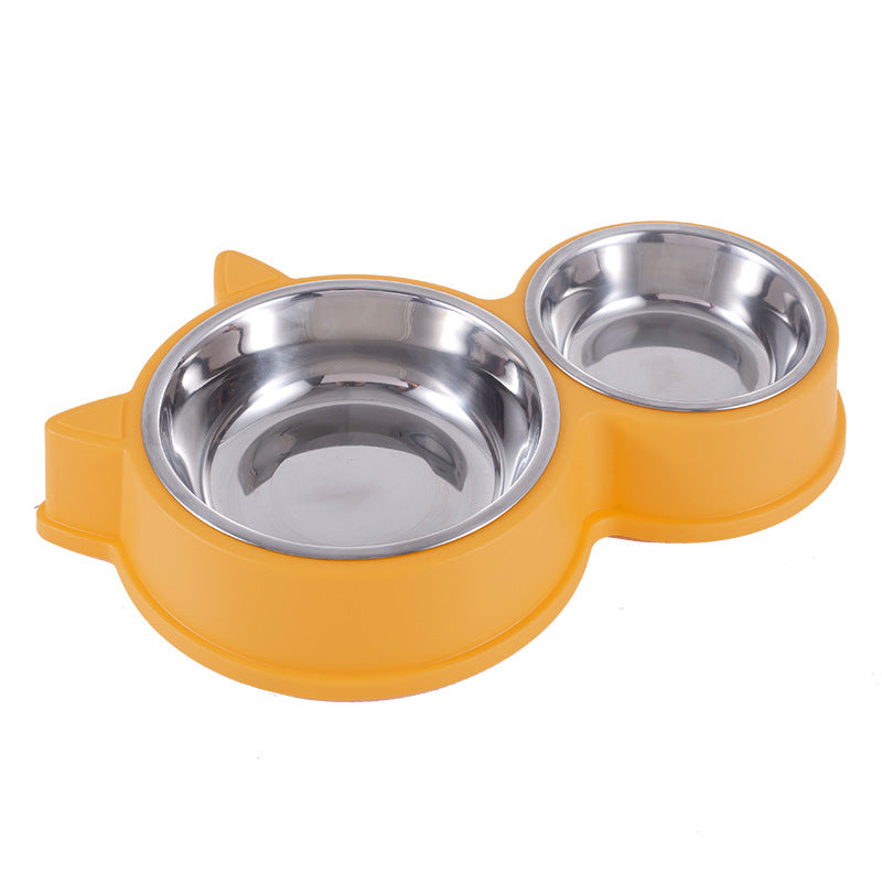 Anti‑Tumble Double Pet Bowl