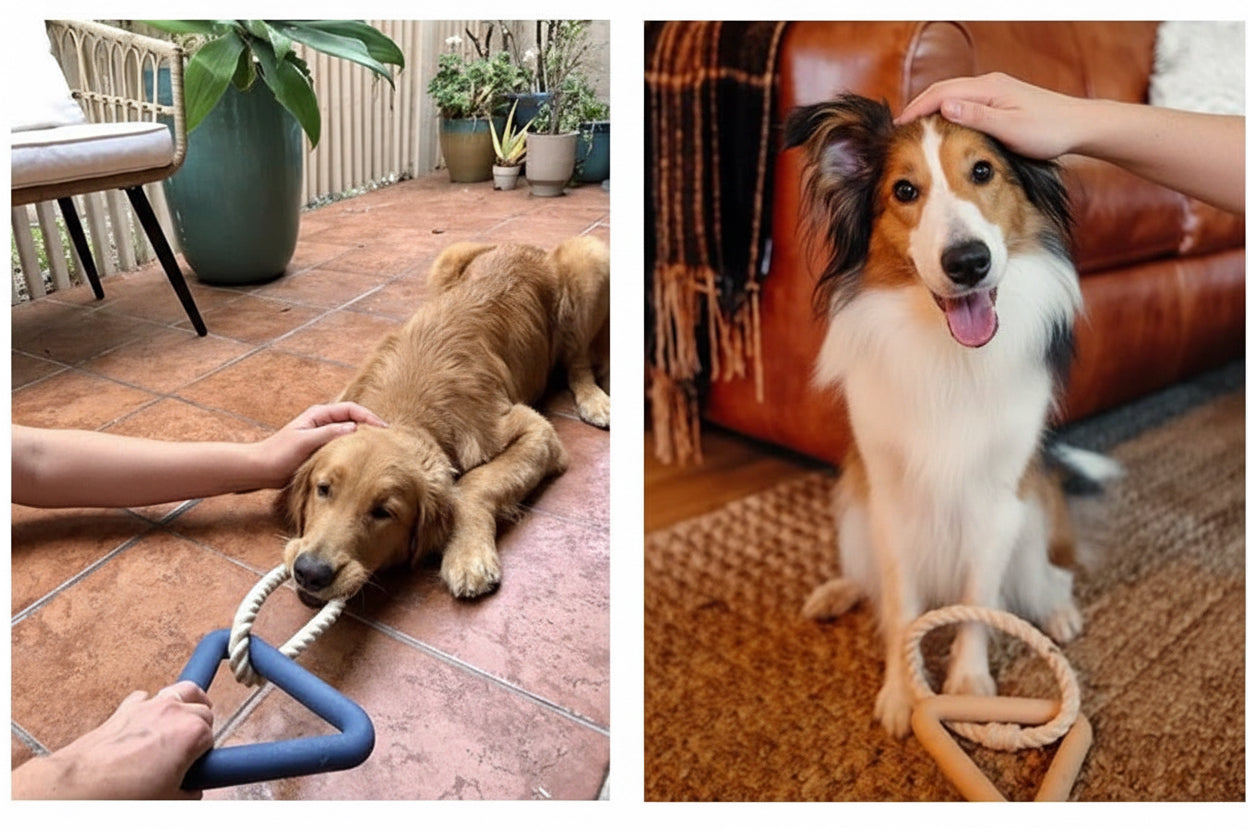 Triangular Rope Dog Toy