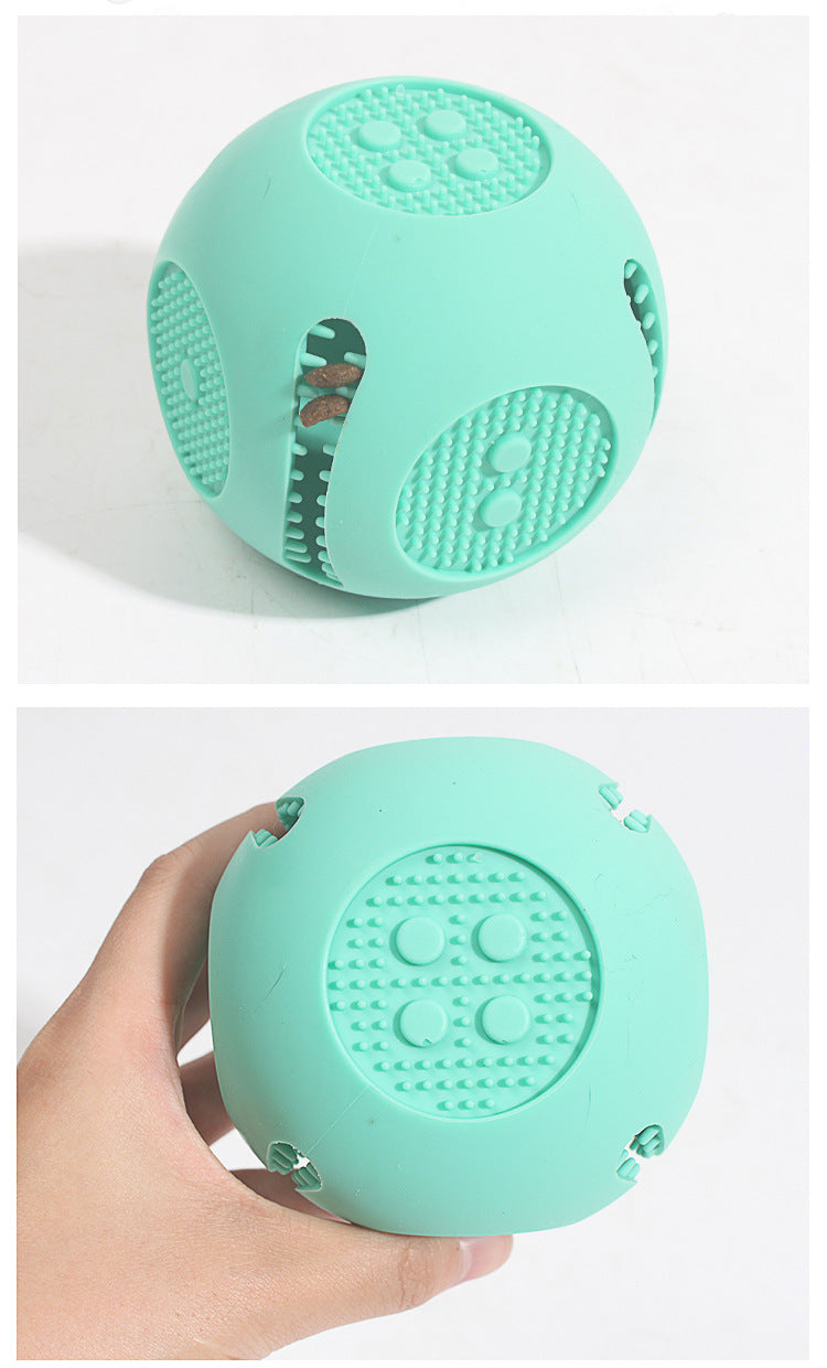 Giocattolo erogatore di dolcetti in silicone per cani