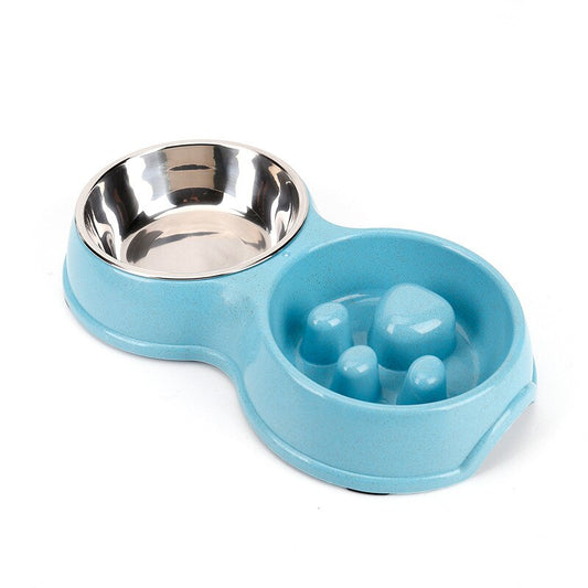 Stainless Steel Double Pet Bowl