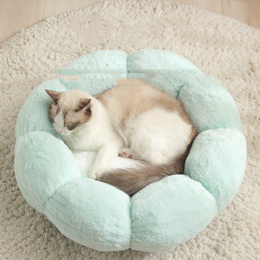 Soft Flower Pet Bed Mat