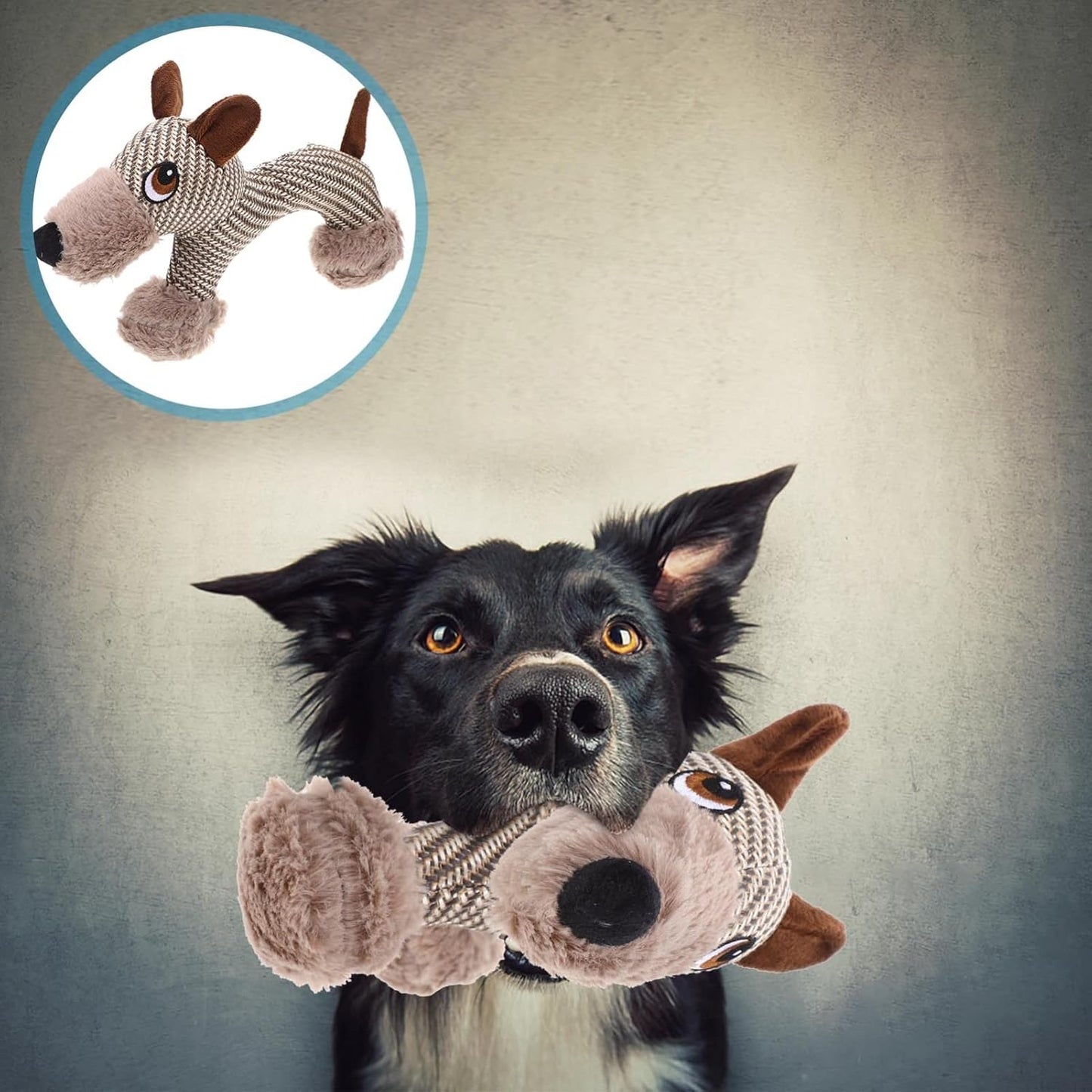 Large Squeaky Dog Plush Toy