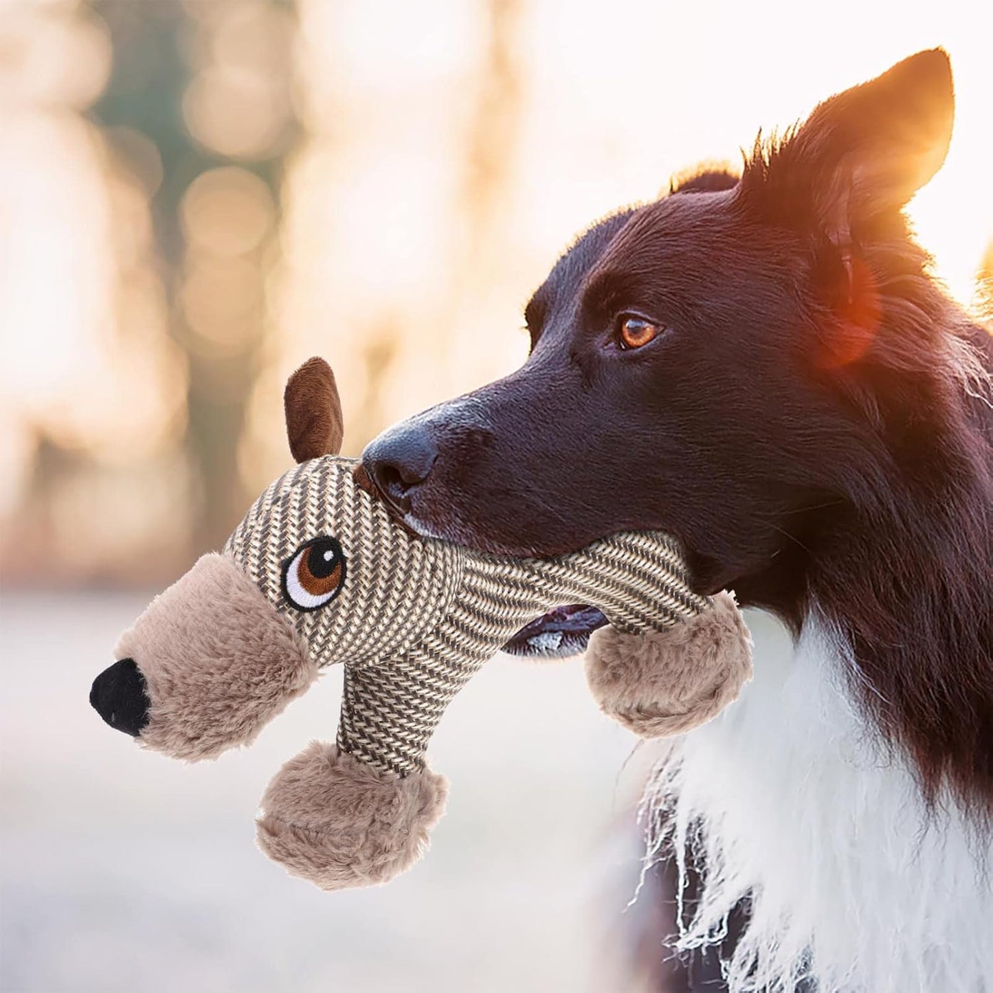 Large Squeaky Dog Plush Toy