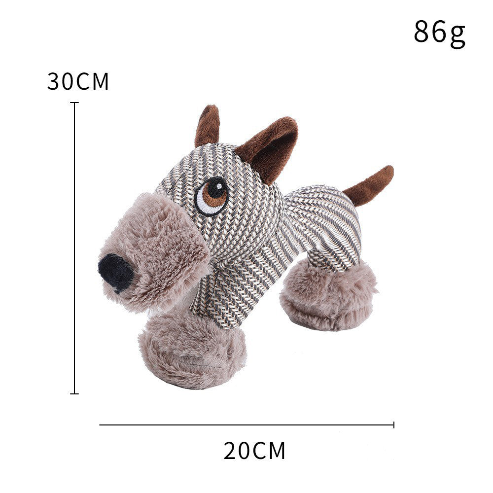 Large Squeaky Dog Plush Toy