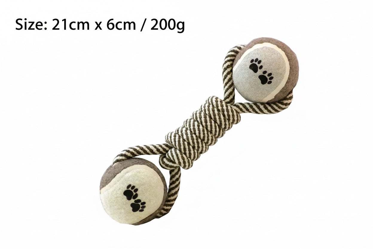 Dog Chew Rope Ball Toy