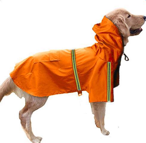 Waterproof Reflective Dog Raincoat