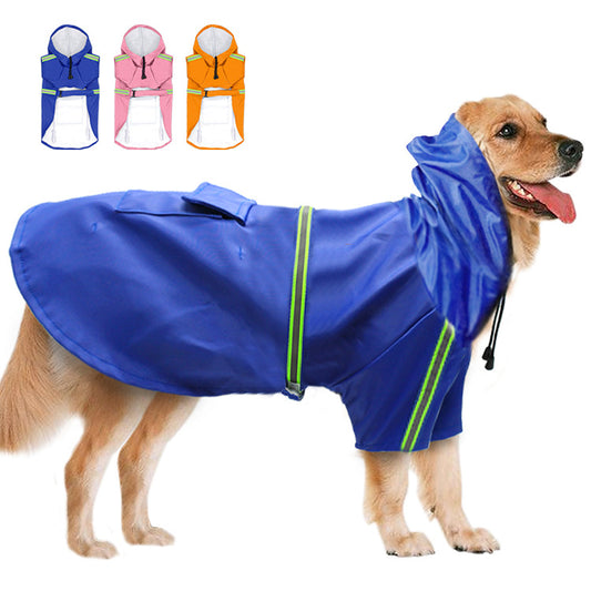 Waterproof Reflective Dog Raincoat