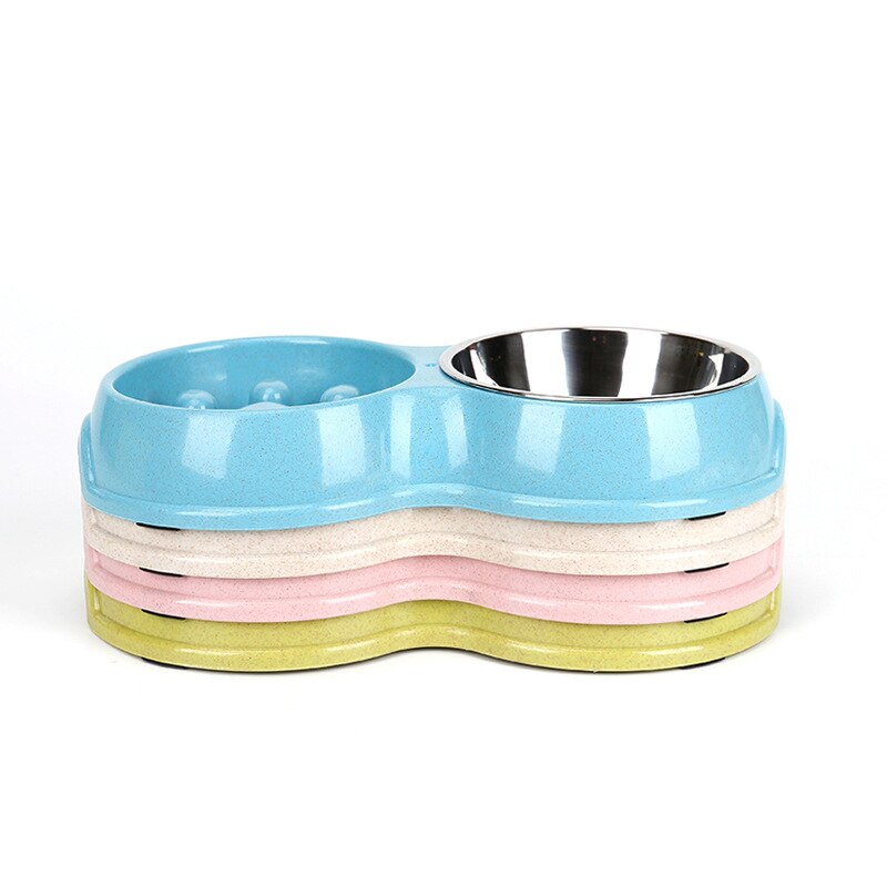 Stainless Steel Double Pet Bowl