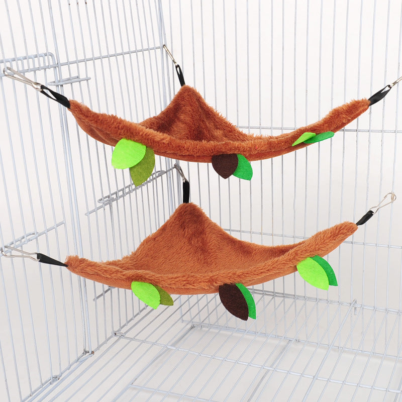 Plush Hamster Tree Playhouse