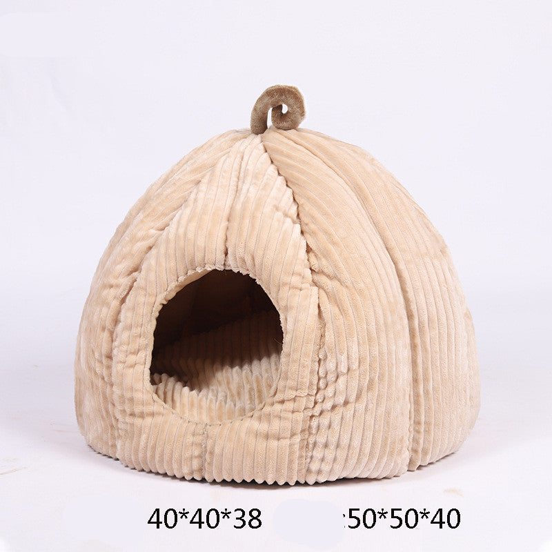 Pumpkin Cat Bed