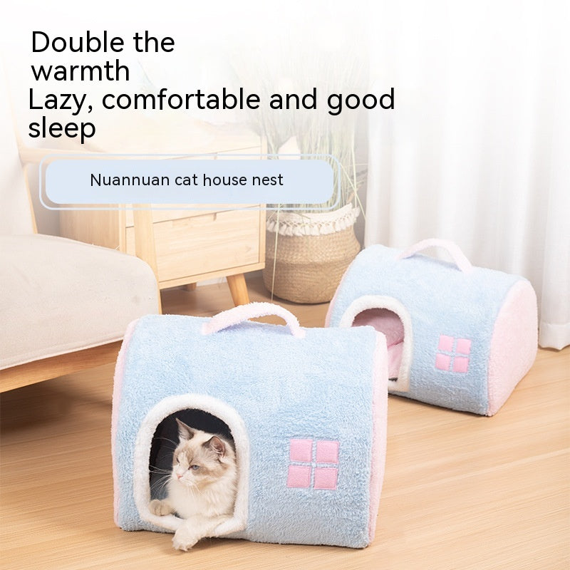 Nido invernale per gatti