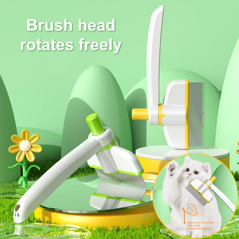 Self-Cleaning Grooming Brush
