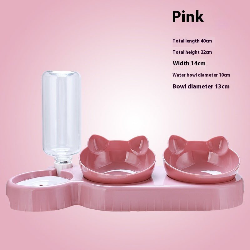 Double Raised Neck Pet Bowl