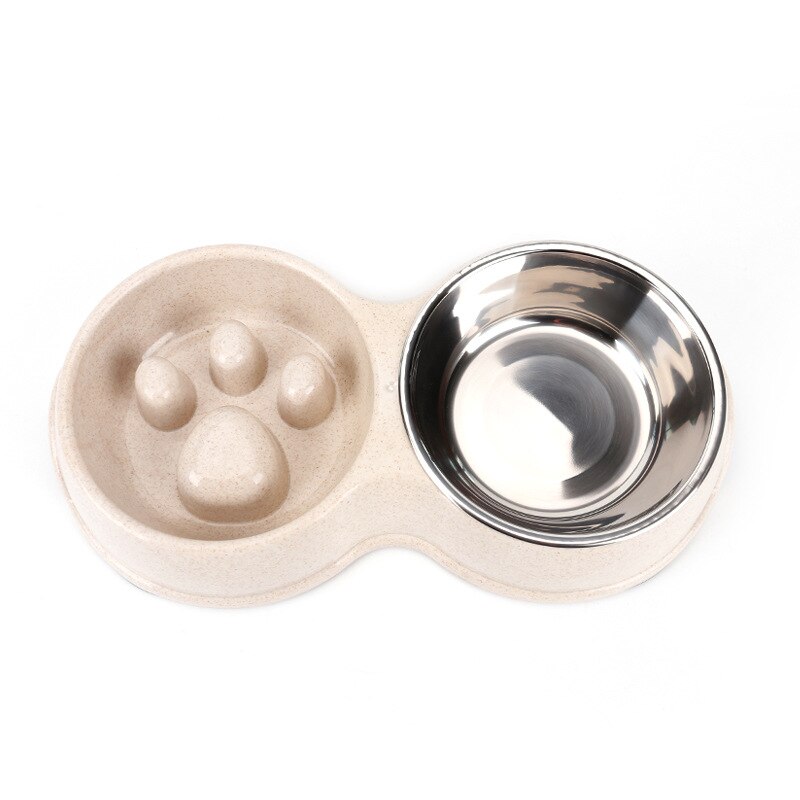 Stainless Steel Double Pet Bowl