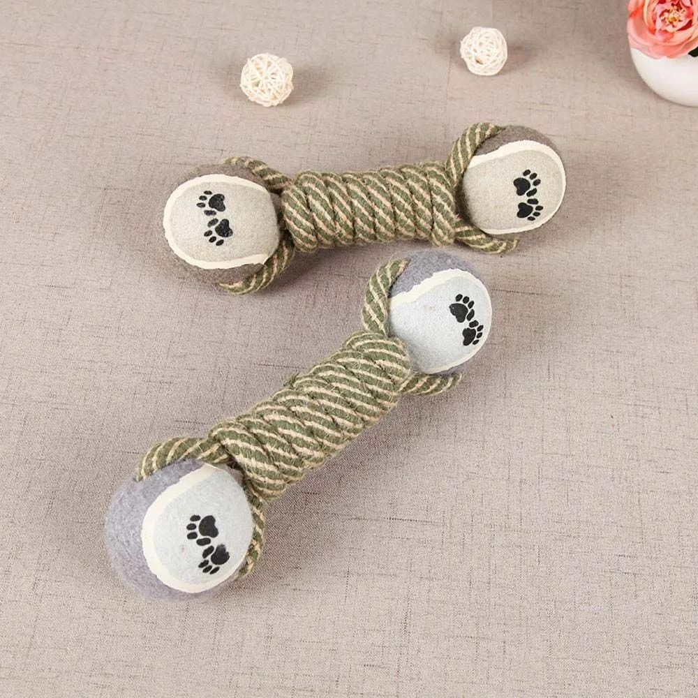 Dog Chew Rope Ball Toy
