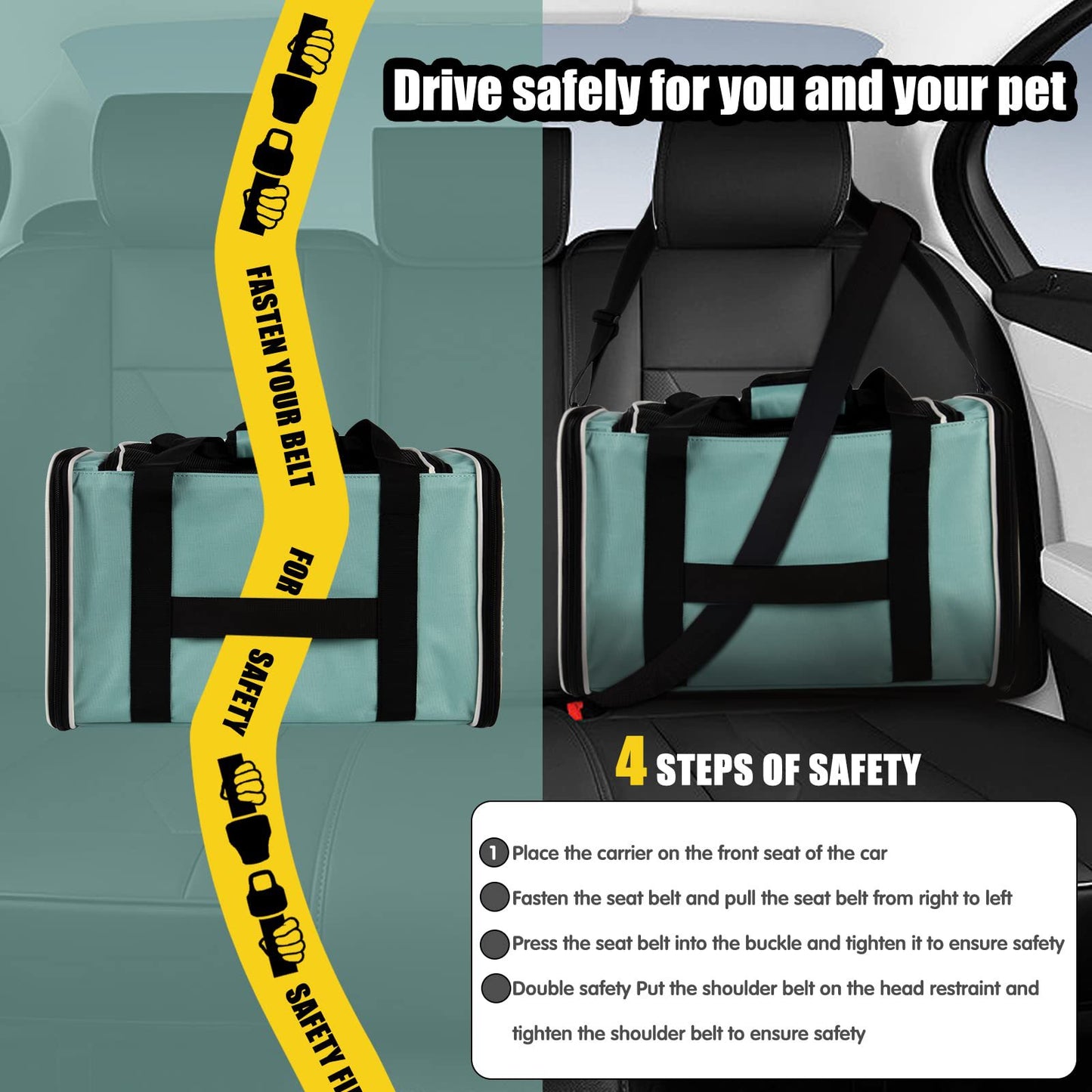Portable Foldable Crossbody Pet Bag
