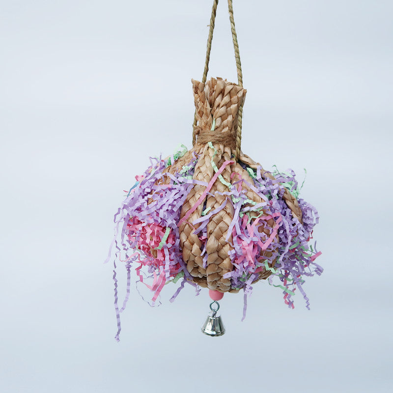 Parrot Straw Rope Toy