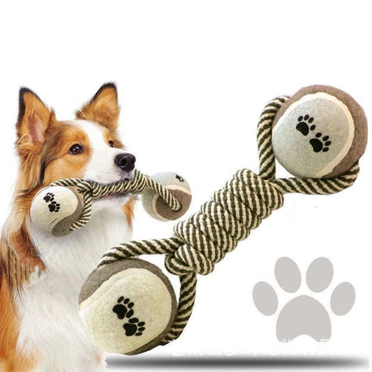 Dog Chew Rope Ball Toy