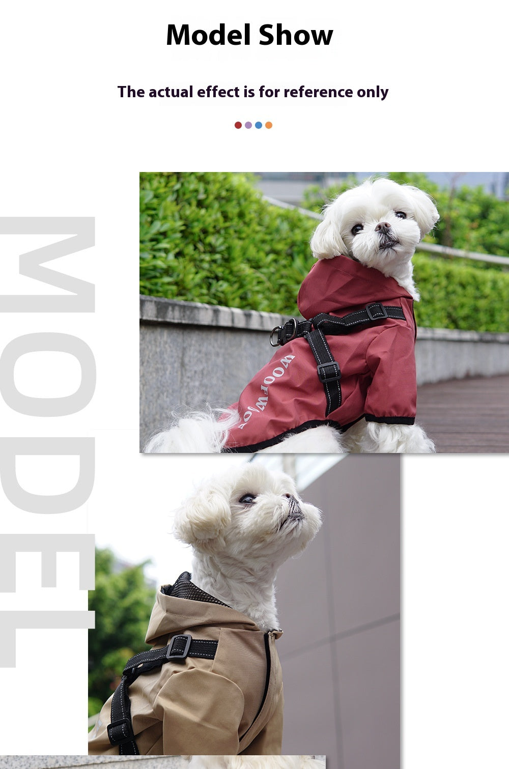 Waterproof Dog Raincoat Poncho