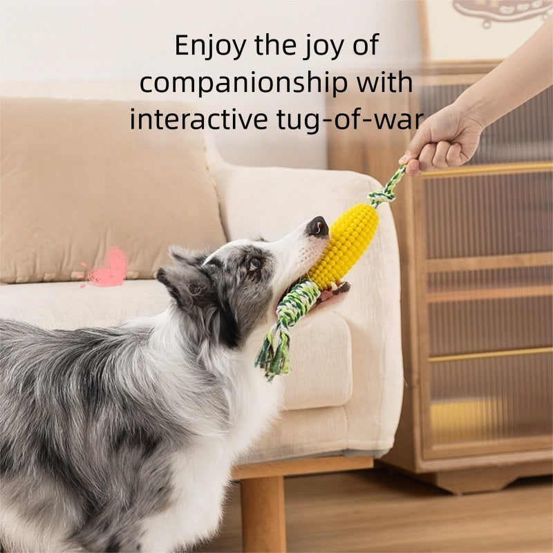 Giocattolo da masticare per cani Corn Knot per la pulizia dei denti
