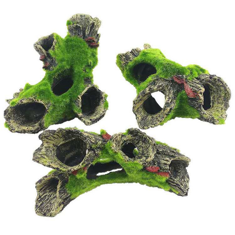 Aquarium Resin Sink & Wood Decoration