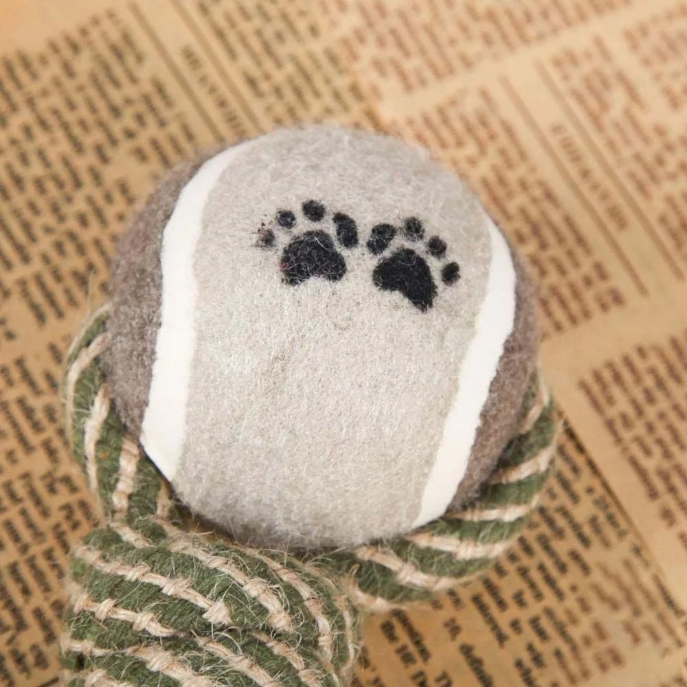 Dog Chew Rope Ball Toy