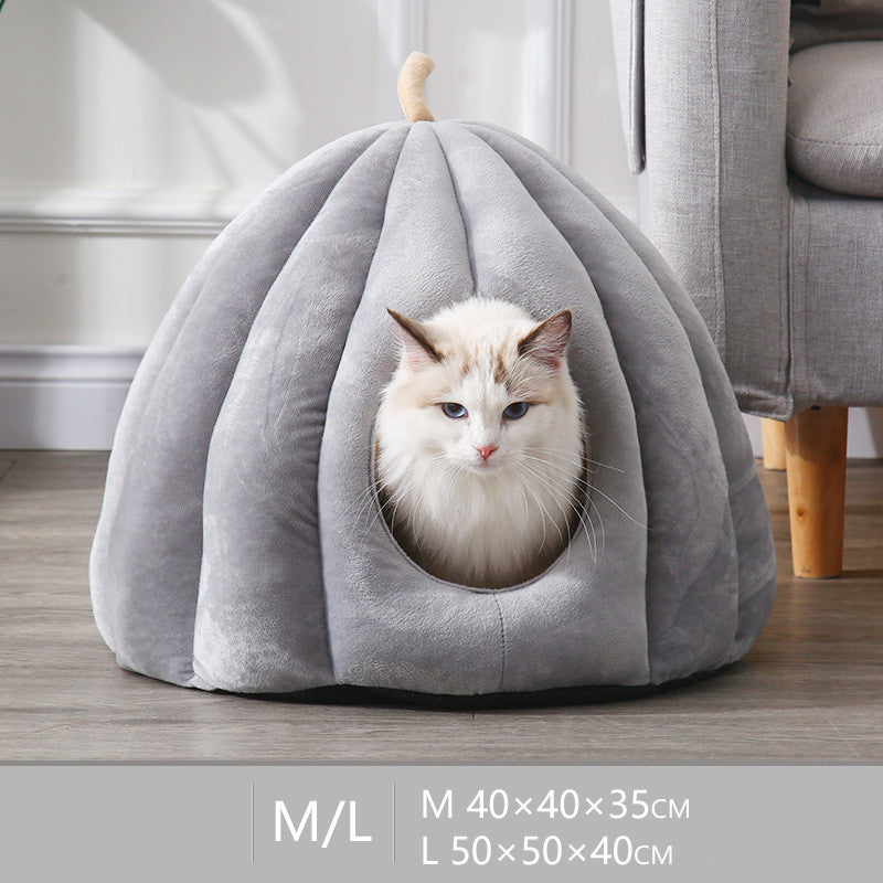 Pumpkin Cat Bed