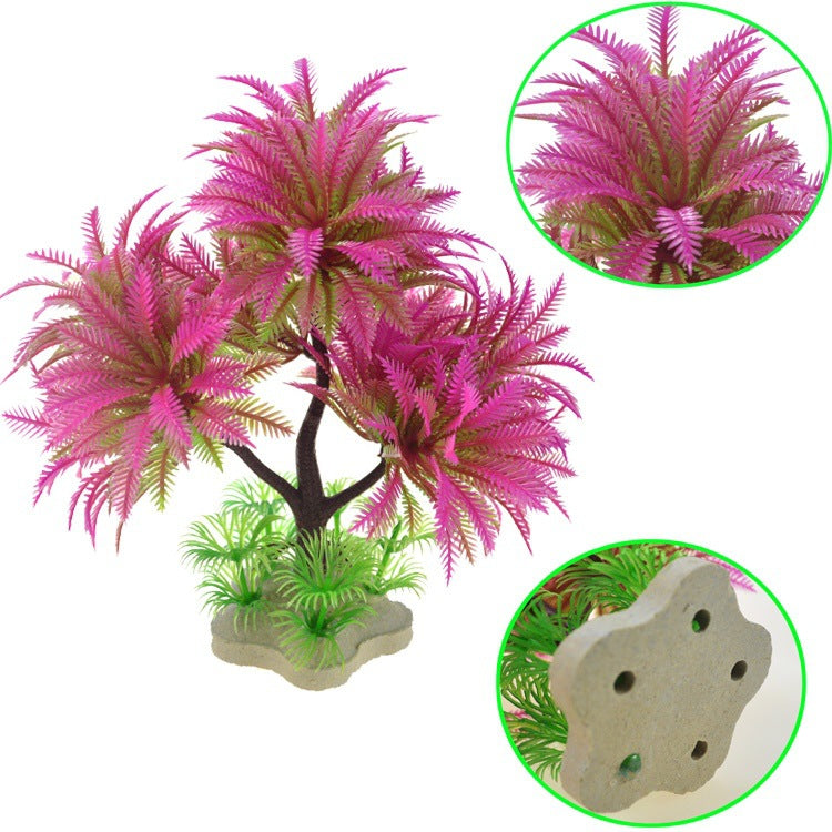 Artificial Aquarium Water Grass & Tree Decoration