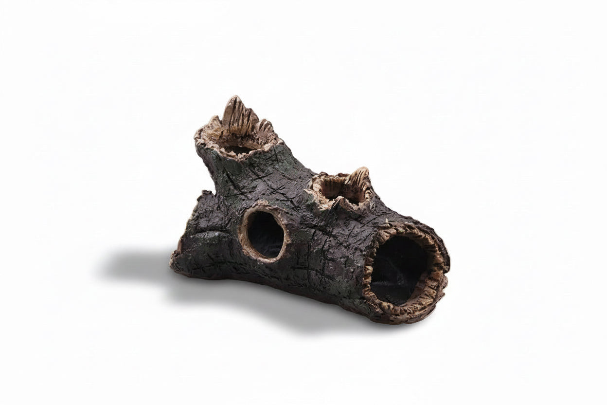 Submerged Wood & Shrimp Pot Aquarium Decoration