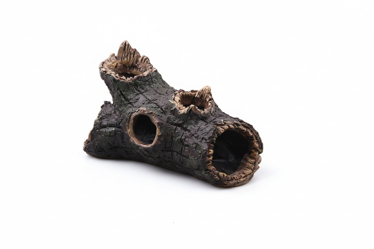 Submerged Wood & Shrimp Pot Aquarium Decoration