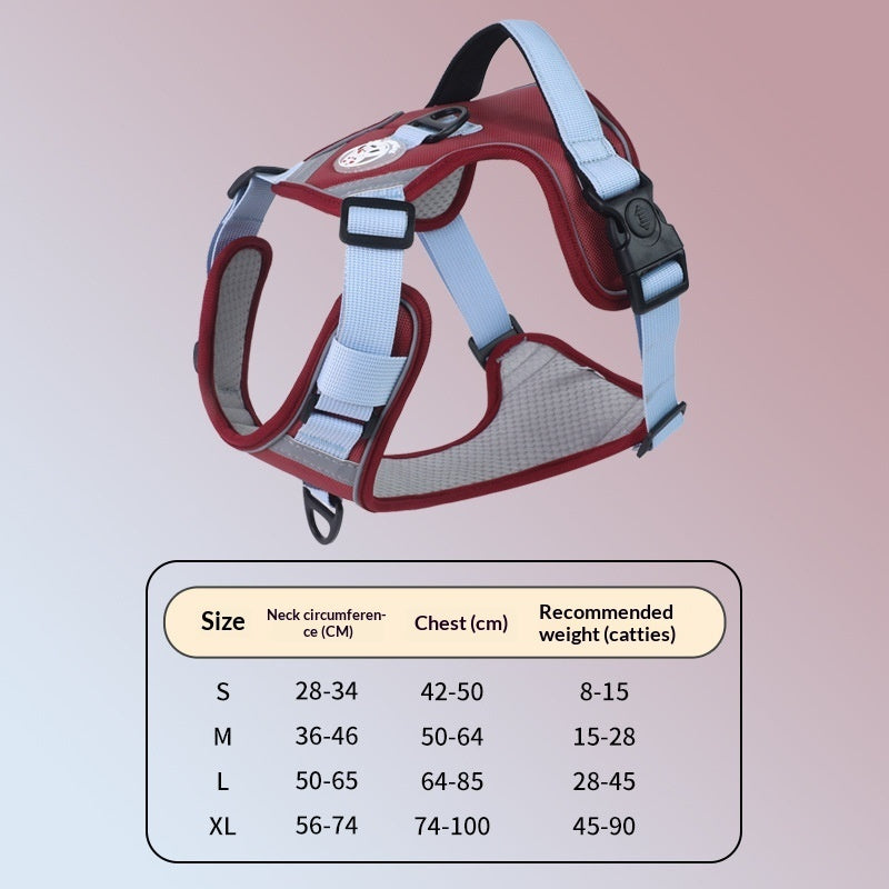 Adjustable Dog Harness Set