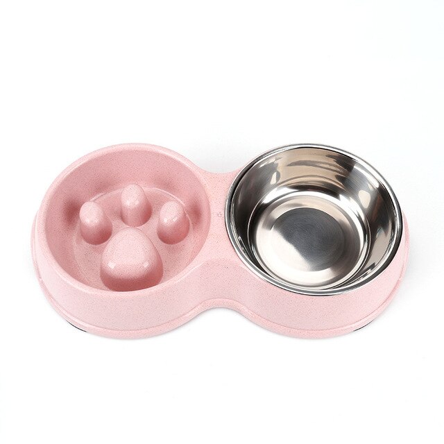 Stainless Steel Double Pet Bowl