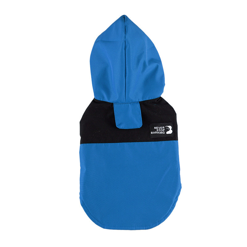 Color Contrast Dog Raincoat