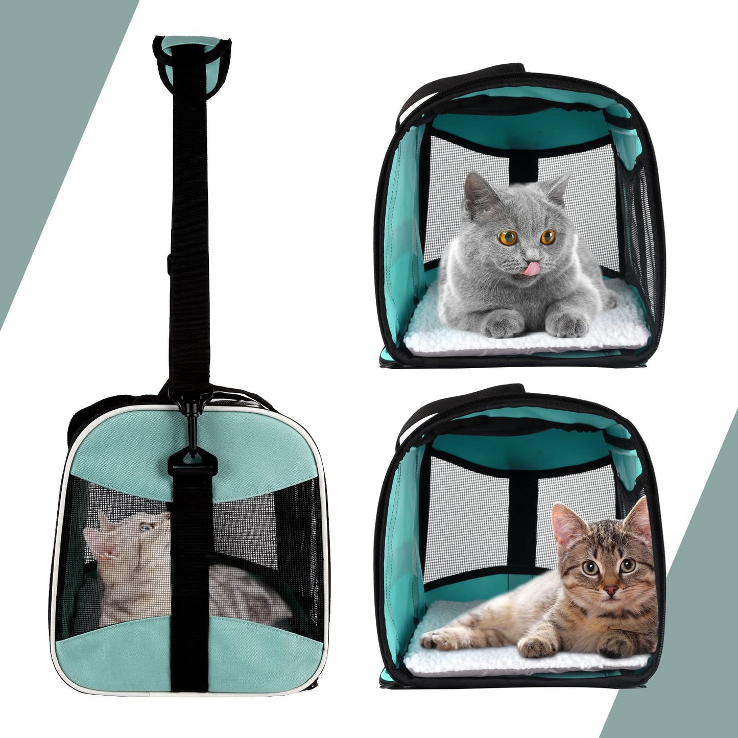 Portable Foldable Crossbody Pet Bag