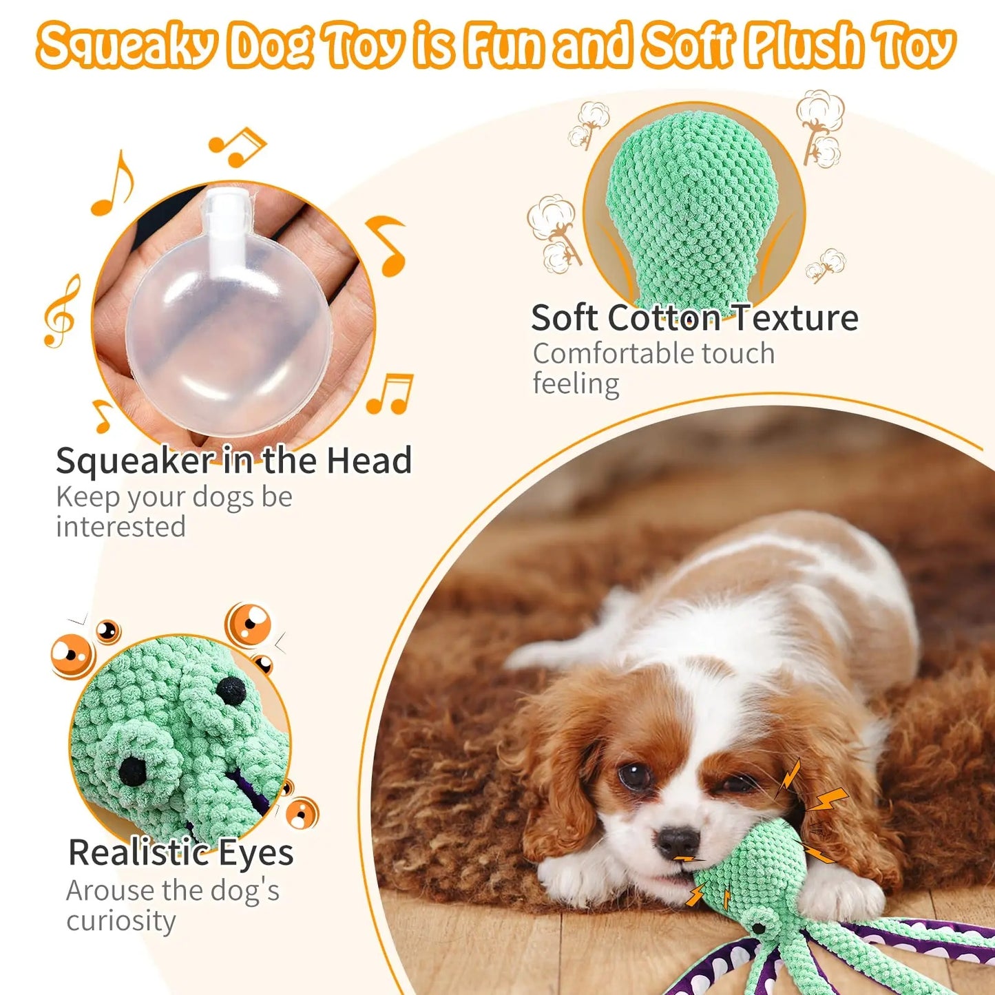 Plush Octopus Puzzle Toy