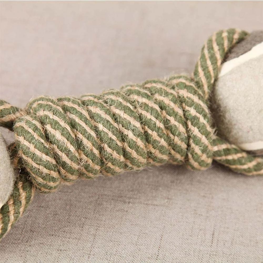 Dog Chew Rope Ball Toy