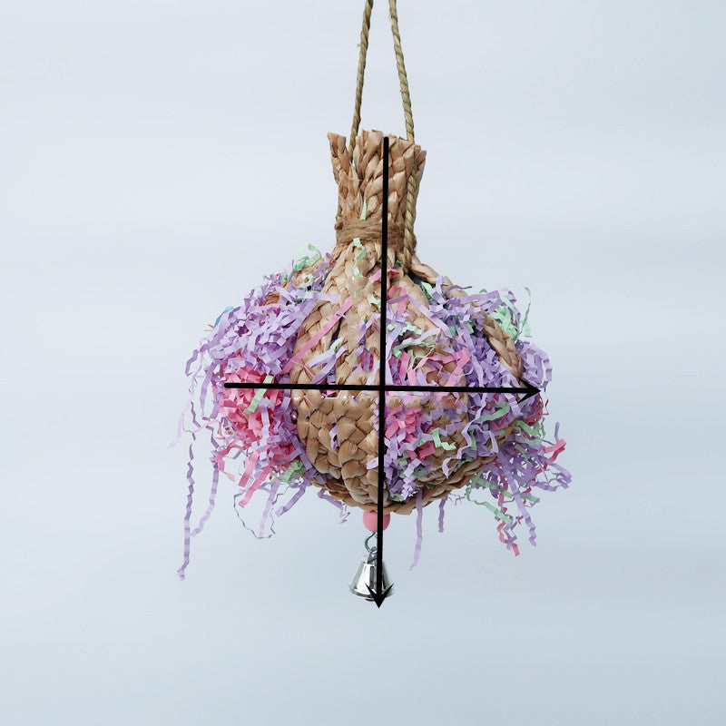 Parrot Straw Rope Toy
