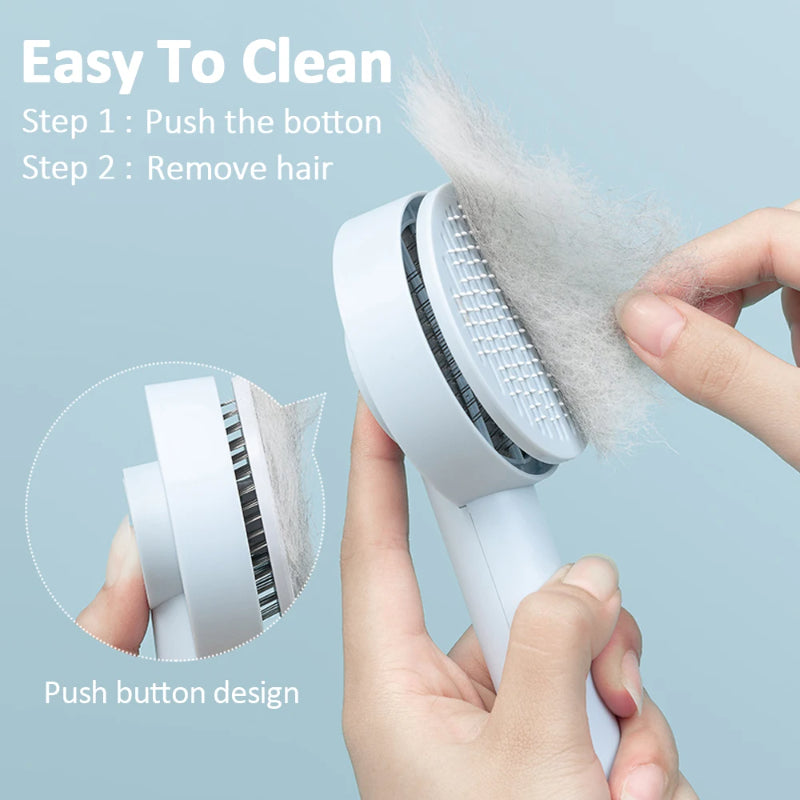 Self-Cleaning Dog & Cat Brush