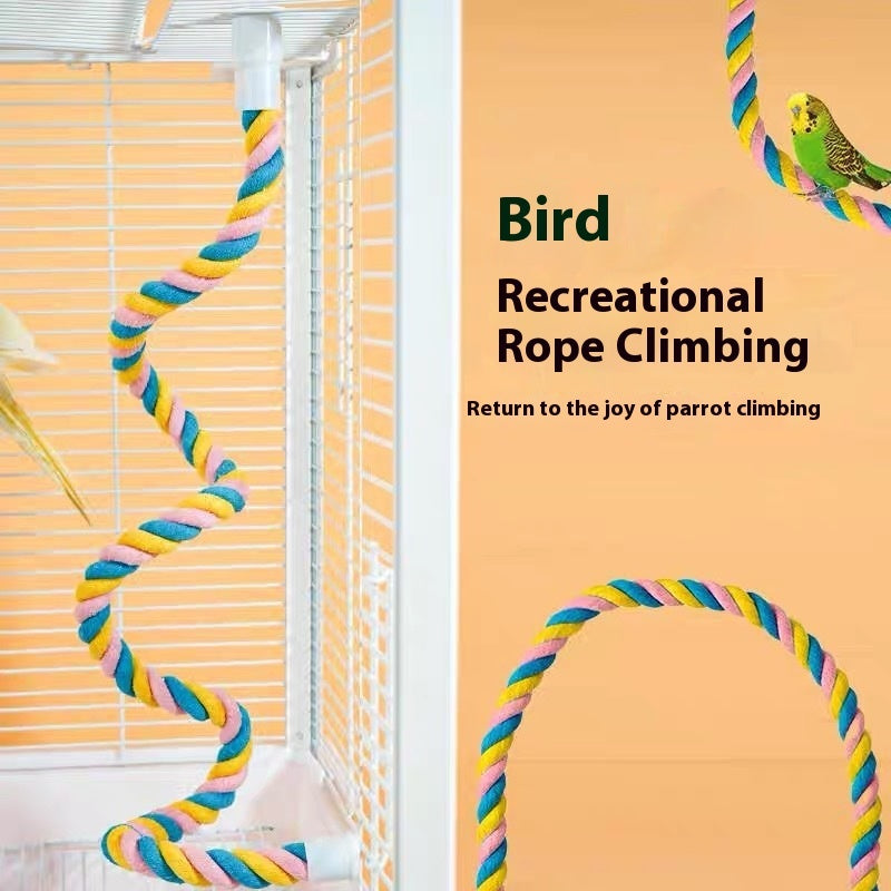 Bird Cotton Climbing Toy